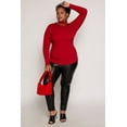 thumbnail image 2 of Womens Plus Size Ribbed Knit Long Sleeve Turtleneck Top, 2 of 3