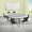 Grey, variant on Flash Furniture Emmy Mobile 86" Oval Wave Flexible Laminate Activity Table Set with 14" Student Stack Chairs, Oak/Black