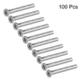 thumbnail image 4 of Unique Bargains M3x30mm Flat Head Machine Screws, Phillips Cross Screw, 304 Stainless Steel, Fasteners Bolts 100Pcs, 4 of 4