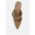 thumbnail image 4 of Onagra Microfiber Pointy Slip-On Mules, 4 of 10