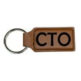 thumbnail image 2 of Keychain - Rectangle - CTO - Leather, 2 of 4