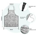 thumbnail image 7 of Football Icons Pattern Kids Aprons for Girls and Boys,Adjustable Neck Strap Toddler Aprons for Kids Cooking Baking, 7 of 7