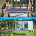 thumbnail image 7 of HooKung Midsize Table Tennis Table, Foldable & Portable Ping Pong Table Set with W/Accessories Table tennis for Indoor Outdoor, 7 of 7