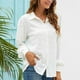 thumbnail image 1 of Blusas largas para mujer,Camisa con botones para mujer, manga larga abombada, camisa de manga larga para mujer, rendimiento lleno de energía, 1 of 6