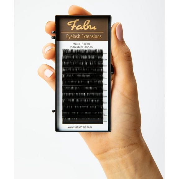 Individual Eyelash Extensions, D Curl, MIX TRAY (10mm-16mm)