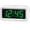 White Case-green Led, variant on 1.2 Inch Small Digital Alarm Clock, Green LED Display with Adjustable Brightness & Night Mode, Battery Operated Portable Desk Clock, for Bedroom, Travel, Kids, Wall Mount (Snooze, 12/24H)