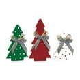 thumbnail image 2 of Adornos de Madera para Árbol de Navidad onlyliua Juego de 3 Piezas con Lazo, 2 of 5