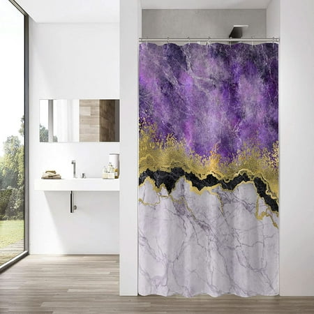 Shtuuyinggsmall Stall Shower Curtain 36 X 72 Purple Marble Half Size Liner Gold Abstract Narrow For Bathroom Decor Lavender Modern Fabric Inch S Canada Shtuuyinggsmall Stall Shower Curtain 36, Fabric Shower Stall Curtain 36 X 72