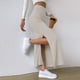 thumbnail image 5 of Faldas largas Falda ajustada para mujer Traje informal de punto cómodo y elegante (Beige M) Kuymtek Beige T M para Mujer, 5 of 6