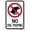Warning Sign 5, variant on Warning Plaque No Thru Traffic Dead End - 8"x12" Traffic Sign, Road Direction Decor for Courtyard Office Outdoor Indoor