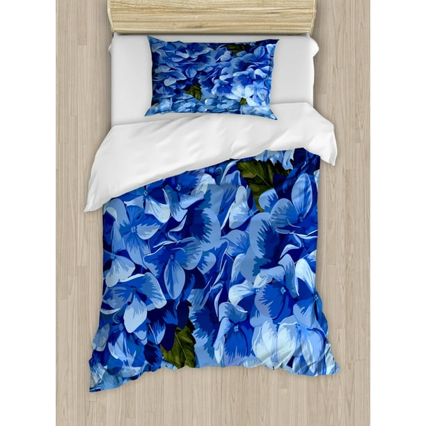 Vintage Blue Twin Size Duvet Cover Set Bundles Of Hydrangea Hortensis Flower Realistic Design Decorative 2 Piece Bedding With 1 Pillow Sham And Dark Olive Green By Ambesonne - Olive Green And Blue Bedding Vintage Blue Twin Size Duvet Cover Set Bundles Of Hydrangea Hortensis Flower Realistic Design Decorative 2 Piece Bedding With 1 Pillow Sham And Dark Olive Green By Ambesonne - Olive Green And Blue Bedding