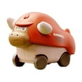 thumbnail image 3 of Konghyp Mini Toy Press Car – Cute Little Animals Car for 1-3 Years Old – Perfect Early Education and Birthday Gift for Toddlers, Cows, 3 of 7