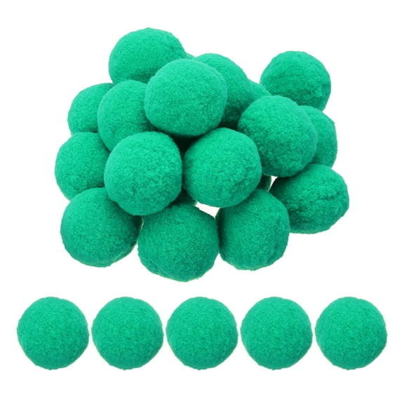 2inch Pom Poms for Crafts, 20pcs Pompoms for Crafts Puff Balls Bulk Fuzzy Balls for Hats Christmas Art DIY, Cyan