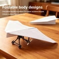thumbnail image 5 of Rc Paper Airplane Kit - DIY Electric Remote Control Plane with Gyro Stabilizer,Dual Propellers Rc Plane Kit,Lightweight Foldable Flying Stem Toy Micro Fixed Wing Drone,Cool Tech Gadgets Gifts, 5 of 10