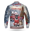 thumbnail image 2 of Santa is Coming Cane Corso Merry Christmas Xmas Noel Truck Tree All Over Print 3D Baseball Jacket Italian Mastiff Dog Lover Gifts Idea Bomber Jacket Softball - 02023, 2 of 6