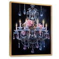 thumbnail image 2 of Designart "Chandelier euphony In Contrasts II" Glam Floater Framed Wall Art Print, 2 of 7
