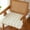 White, variant on Polyester Office Chair Seat Cushion 17.7x17.7 Inch Thick Non-Slip Sit Mat for Desk Dining Room Bench