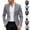Sky Blue, variant on Mens Blazer Jacket One Button Casual Suit Jackets Slim Fit Stretch Sport Coat for Party Wedding & Business