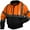 Hi Vis Orange, variant on Safety RJ3110S RJ31 Series Jackets Hi-Vis Lime Bomber Jacket - Size Small