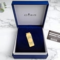 thumbnail image 4 of 14K Solid Yellow Gold Mens Geometric Money Clip for Men, 4 of 5