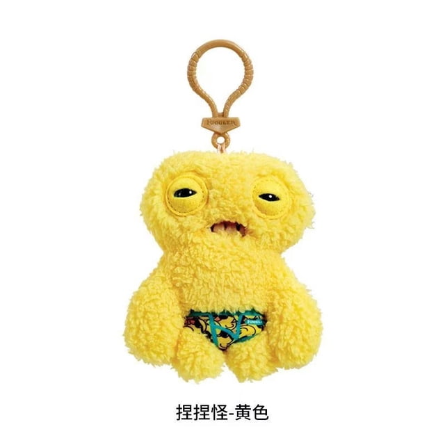Fugg*ler Divertidos juguetes de peluche o llaveros de monstruos feos Kawaii Fuggler Conejos de peluche lindos...