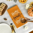 thumbnail image 4 of Orange Home Sweet Home Boho Fall Kitchen Towels Dish Towels, 18x26 Inch Decoration Hand Towels Set of 2, 4 of 6