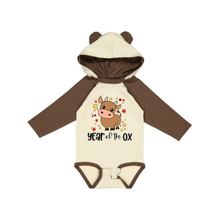 

Inktastic 2021 Year of the Ox Cute Gift Baby Boy or Baby Girl Long Sleeve Bodysuit