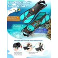 thumbnail image 4 of Juego de Equipo de Snorkel Zenoplige Máscara aletas y tubo para adultos, 4 of 7