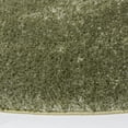 thumbnail image 3 of SAFAVIEH Tahoe Joey Solid Shag Area Rug, Sage, 3' x 3' Round, 3 of 8
