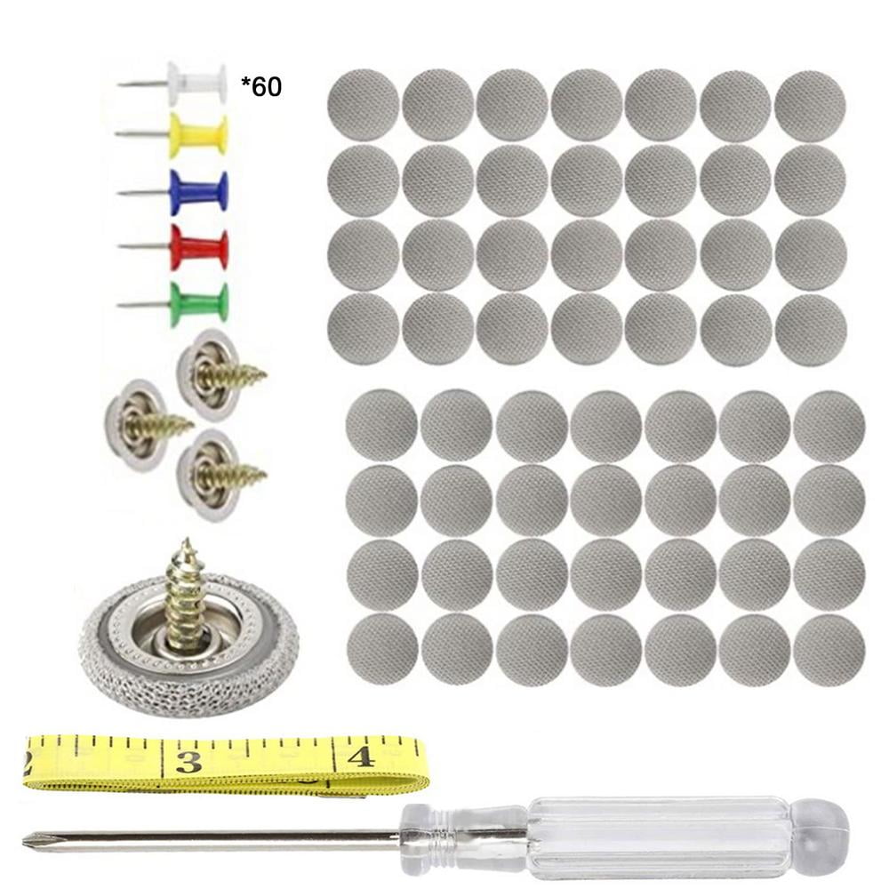60pcs Car Headliner Repair Kit Car Roof Repair Rivets Headliner