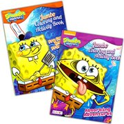 spongebob squarepants coloring book set (2 coloring books)