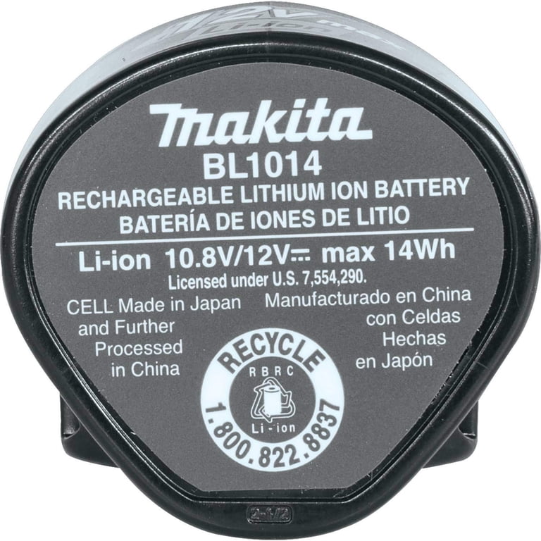 Powerextra 2-Pack 12V Lithium Battery For Makita 10.8V Tools – BL1013 BL1014 Replacement