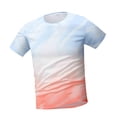 thumbnail image 4 of Yaoyar Men's Cooling Ice Silk Running Shirts Quick Dry Short Sleeve Athletic Gym T-Shirts Gradient Round Neck Tshirt, 4 of 5