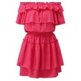 thumbnail image 4 of Vestidos de estilo bohemio para mujer Vestido de manga corta con estampado floral Fridja  qw1587, 4 of 6
