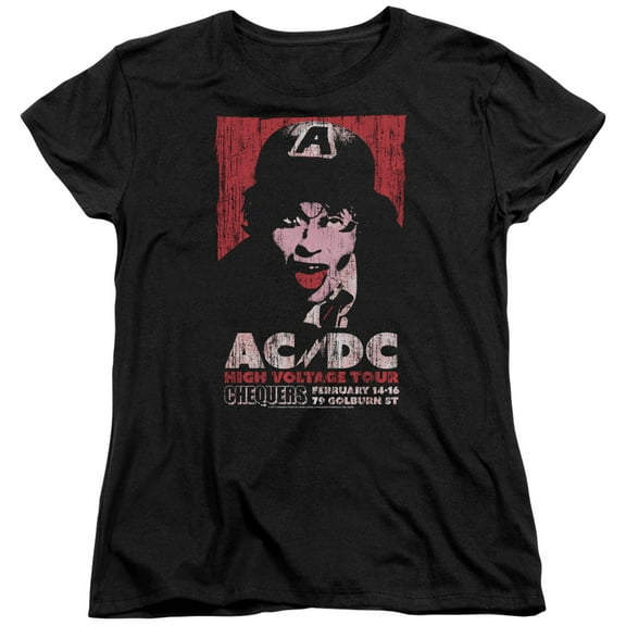 Acdc - High Voltage Live 1975 - Women's Short Sleeve Shirt - Medium
