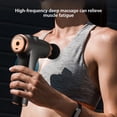 thumbnail image 4 of Fascia eléctrica Masajeador 3200RPM Masaje de mano ajustable de mano recargable Fitness Ejercicio Cuerpo Relajación Relieve Green Advancent CE001395-03B, 4 of 7