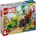 thumbnail image 3 of LEGO Marvel Spidey And His Amazing Friends Spin and Electro Dinosaur Vehicle Chase - Car and Motorcycle Preschool Building Toy for Kids, Boys and Girls, Ages 4+ - Gift Idea for Birthdays - 11198, 3 of 8