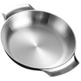 thumbnail image 4 of Stainless Steel Pot Double Handle Pan Multi-function Paella Pan Korean Style Pot Kitchen Cooking Pan, 4 of 7