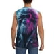 thumbnail image 4 of Balery Hip-Hop Glasses Gorilla Camisetas sin mangas para hombre, absorbe la humedad y protege contra el mal olor.-Medium, 4 of 7