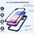 Compatible with iPhone 11 Case Full Body Clear Design with Builtin