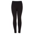 thumbnail image 1 of Gravity Threads Inner Warmth Fleece Nylon Leggings, Black, 1 of 2