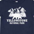 thumbnail image 4 of Inktastic Yellowstone National Park with Bear Mountains and Trees Boys or Girls Baby T-Shirt, 4 of 5