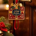 thumbnail image 6 of Christmas Ornaments,250 Anniversary Usa Merchandise,Vintage Christmas Tree Decorations,Personalized 250 Ornament Patriotic Christmas Ornaments,Hanging Decorations With 250 Design 3.15 Inch, 6 of 7