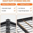 thumbnail image 6 of Storage Garage Shelves 5 Tiers Heavy Duty Storage Shelving Racks With 2500 Lbs, 6 of 7