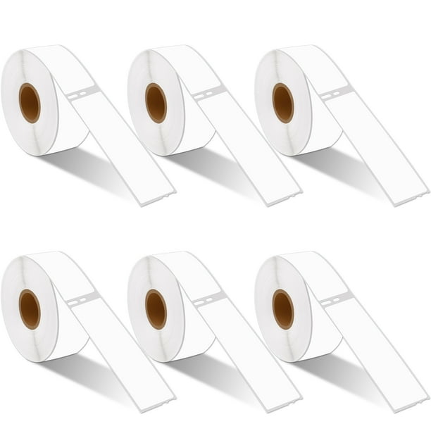GREENCYCLE 6 Roll (350 Labels/Roll) Standard White Shipping Address Label Compatible for Dymo 30252 1-1/8''(28mm) X 3-1/2''(89mm) LabelWriter ...