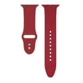 thumbnail image 2 of Posh Tech Red Silicone Band with Pins for Apple Watch Series 1-7 - Size 38mm/40mm/41mm, 2 of 3