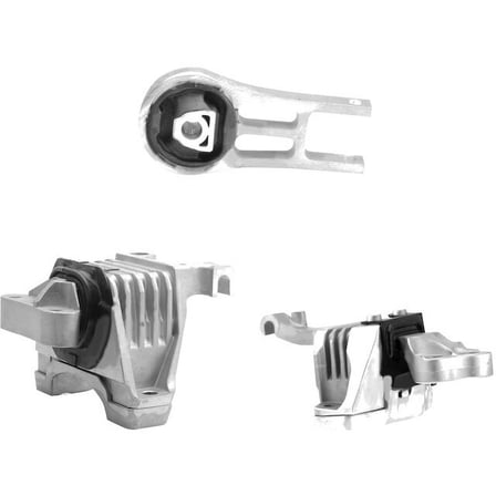 Engine Mount Kit - 3 Piece - Compatible with 2014 - 2018 Jeep Cherokee 2.4L 4-Cylinder 2015 2016 2017