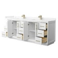 thumbnail image 5 of Wyndham Collection WCF414184DWZWCUNSMXX Strada 84" Free Standing Double Basin Vanity Set -, 5 of 7