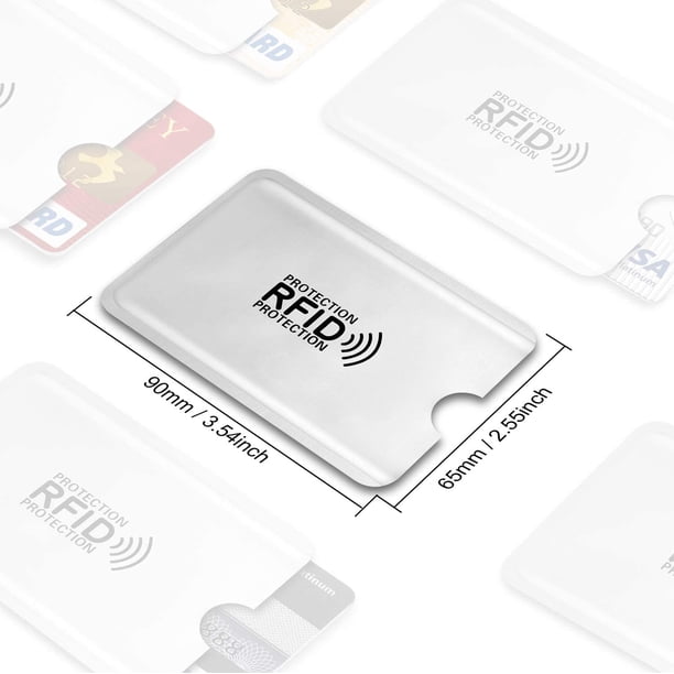 Lot De 3 Porte-cartes RFID Anti-piratage - Couleur Rose, Protection Sans Contact, Neuf Sans étiquettes