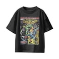 thumbnail image 2 of Marvel Comics Cover Hulk Punch Spider-Man Youth T-Shirt (Black, XS-XL), 2 of 4